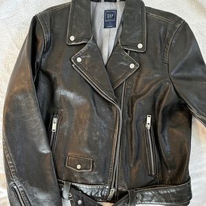 Gap Leather Motorcycle jacket
